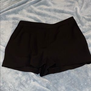 Tildon Black Short Suit Material Shorts Size 0